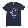 Space Triangle Ladies Fitted T-Shirt