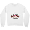 February Peeking Out Baby Girl Crewneck Sweatshirt