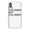 it's colombia not columbia iPhoneX