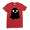 boo.... Ladies Fitted T-Shirt
