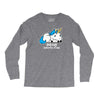 sad unicorn Long Sleeve Shirts