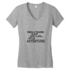 teacher adventure Women's V-Neck T-Shirt