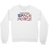 United States Space Force American Flag Crewneck Sweatshirt