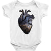 galaxy heart Baby Bodysuit