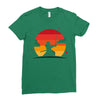 Samurai Sunset Ladies Fitted T-Shirt
