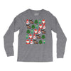 christmas pixel Long Sleeve Shirts