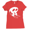 horace goes skiing Ladies Fitted T-Shirt