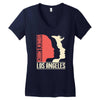 womens march on los angeles Women's V-Neck T-Shirt