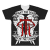 Fight The Dead Fear The Living All Over Men's T-shirt