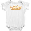 new remo cymbals drum logo Baby Onesie
