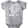 hacking time Baby Onesie