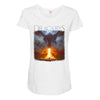 dracarys Maternity Scoop Neck T-shirt