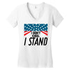 I Don't Kneel Women's V-Neck T-Shirt
