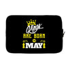 Kings Are Born In May Laptop cover