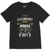 legendary riders are born in 1971 V-Neck Tee