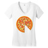 pizza dad Women's V-Neck T-Shirt