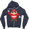 Ugandan Knuckles Zipper Hoodie