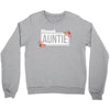 blessed aunitie with flower white color Crewneck Sweatshirt