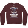 do not dwell in the past do not dream of the future concentrate the mi Crewneck Sweatshirt