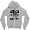 Chess Choose Your Weapon, Zipper Hoodie