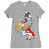 revenge of the damsels Ladies Fitted T-Shirt