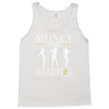 money over bitches graphic Tank Top