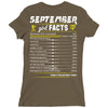 September Girl Facts Virgo Ladies Fitted T-Shirt
