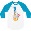sax addict saxophone 3/4 Sleeve Shirt