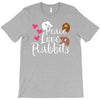 peace love rabbits T-Shirt