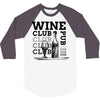 Wine Club 3/4 Sleeve Shirt