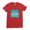 ife is creating Ladies Fitted T-Shirt