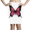 breast cancer butterfly Pencil Skirts