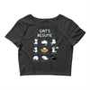cat's resume Crop Top