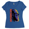 mcgregor face Women's Triblend Scoop T-shirt