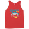 sharks will kill you Tank Top