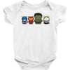 hello avengers Baby Bodysuit