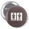 restroom sign sticker vinyl decal Pin-back button