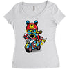 chocotoy Women's Triblend Scoop T-shirt