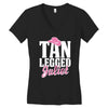 tan legged juliet Women's V-Neck T-Shirt