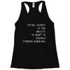 intelligence is the ability to adapt to change Racerback Tank