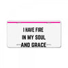 August Girl License Plate