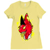 warning Ladies Fitted T-Shirt