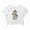 mario text Crop Top