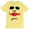 visage joker yeux ferm&eacute;s T-Shirt
