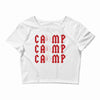 Camp Hitchhiking Crop Top