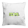 nope o clock Throw Pillow