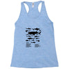 shark chart Racerback Tank