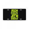 Jedi On The Streets Sith In The Sheets License Plate
