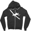 decal cal fire airplan Zipper Hoodie
