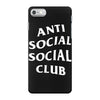 anti social social club White logo iPhone 7 Case